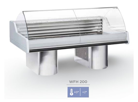 WFH 200 - Banco pesce refrigerato per servizio assistito